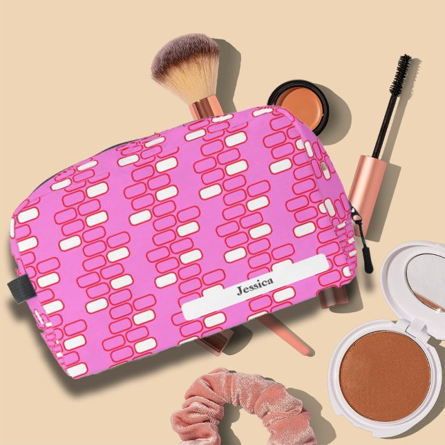 Trousse De Toilette Personnaliser rose de la  de toilette Coque de cra (Créateur téléchargé)