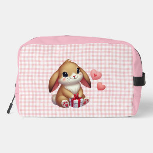 Trousse De Toilette Petit lapin lapin lapin de la Saint-Valentin