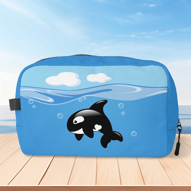 Trousse De Toilette Petite Orca baleine dans l'océan (Créateur téléchargé)
