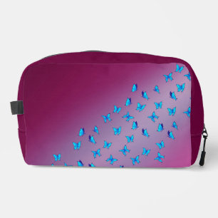Trousse De Toilette Poutres de Lune Rose Abstraites et papillons