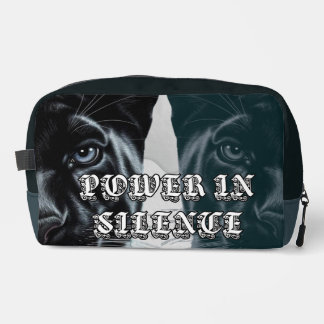 Trousse De Toilette Puissance du Jaguar Noir dans le Silence