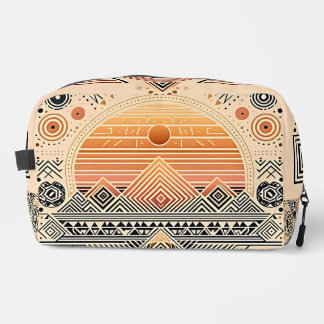 Trousse De Toilette Pyramide du lever du soleil géométrique