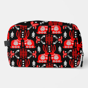 Trousse De Toilette Rabbit Nordic Scandinavian Folk Art