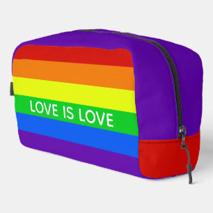 Trousse De Toilette Rainbow Love is Love Gay pride