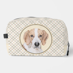 Trousse De Toilette Renard américain Chien de Walker Rouge Peinture Mi