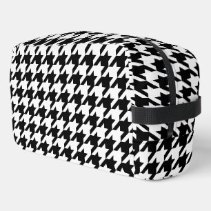 Trousse De Toilette Retro Moderne Noir Blanc Tissage des dents