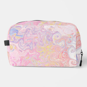 Trousse De Toilette Rêve pastel doux Marbre Tourbillon Art abstrait