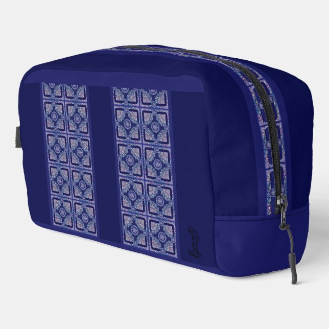 Trousse De Toilette Rosace bleue (Coin droit)