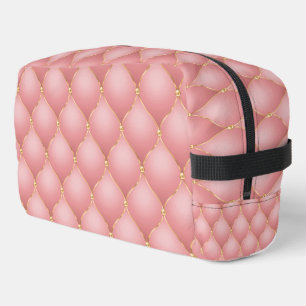 Trousse De Toilette Rose Gold Diamant Toilettée Rose Pâle