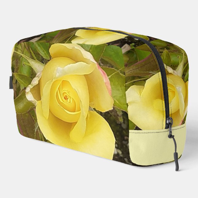 Trousse De Toilette Rosebud jaune (Coin droit)