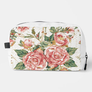 Trousse De Toilette Saint-Valentin romantique avec de belles roses, ro