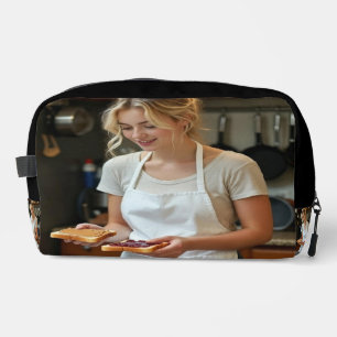 Trousse De Toilette Sandwich beurre de cacahuète et gelée personnalisé