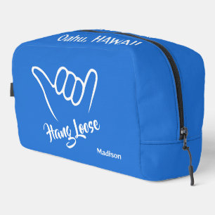 Trousse De Toilette Shaka de nom, emplacement et couleur personnalisés