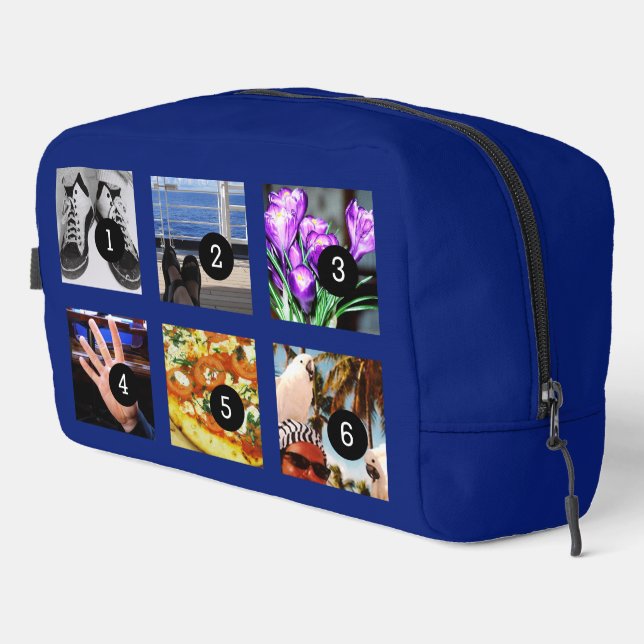 Trousse De Toilette Six de vos photos font votre propre moment (Coin droit)