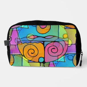 Trousse De Toilette Spirales Abstraites de l'énergie - motif sans soud