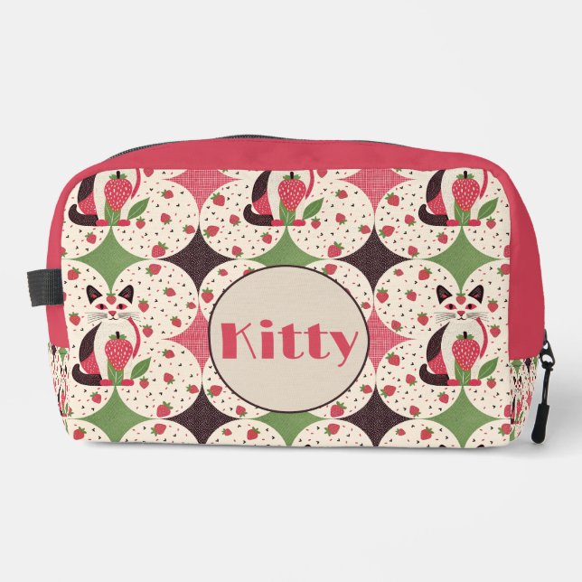 Trousse De Toilette Strawberry Kitty (Recto)