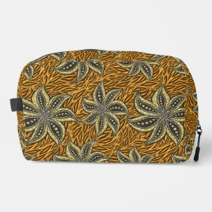 Trousse De Toilette Style Batik Floral Abstrait africain
