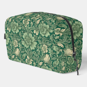 Trousse De Toilette Superbe modèle Vintage de floraison verte