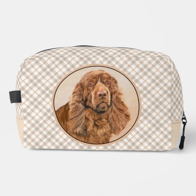 Trousse De Toilette Sussex Spaniel Peinture mignonne Original Animal d (Recto)