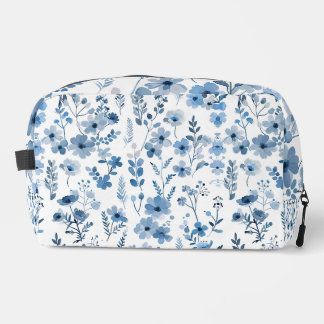Trousse De Toilette Toilettes Florales Bleues