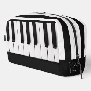 Trousse De Toilette Touches de piano de nom personnalisé