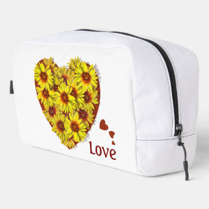 Trousse de Toilette Tournesol Cœur