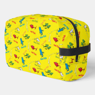 Trousse De Toilette Un Poisson Deux Poissons Motif Jaune