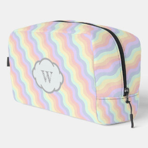 Trousse De Toilette Vagues Arc-en-ciel Pastel