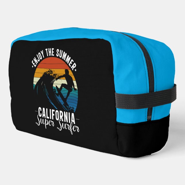 Trousse De Toilette Vibes de surfer d'été en Californie (Coin gauche)