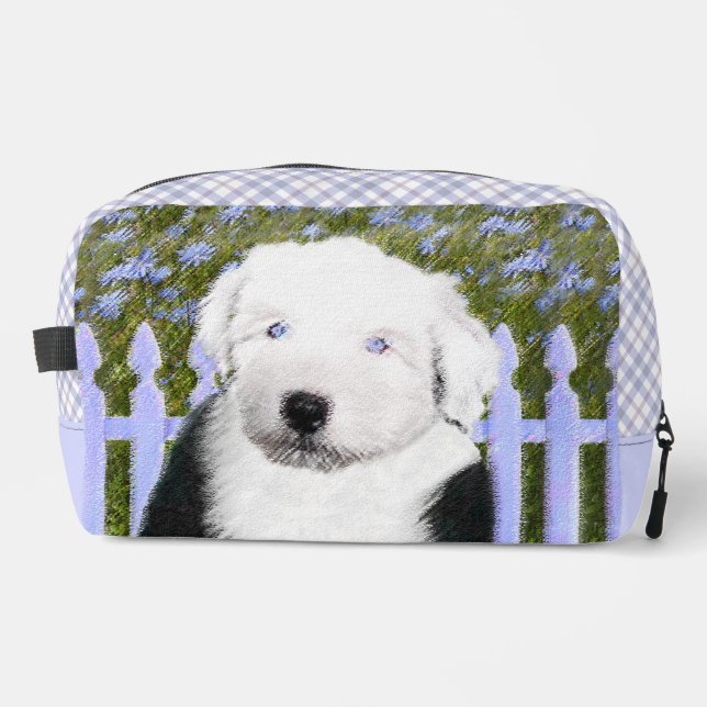 Trousse De Toilette Vieux anglais Sheepdog Puppy Painpy Pet Dog Art (Recto)