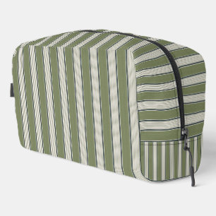 Trousse De Toilette Vintage français rayures de verdure - Fermette neu