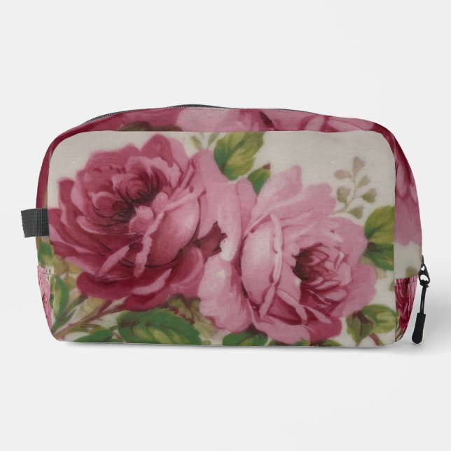 Trousse De Toilette Vintage Rose Elegance  (Recto)