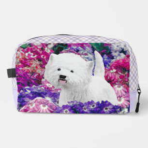Trousse De Toilette West Highland White Terrier Peinture Westie Chien