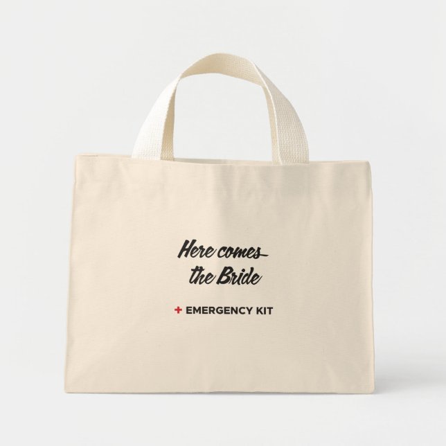 Trousse d'urgence pour mariée, sac cadeau pour mar (Devant)