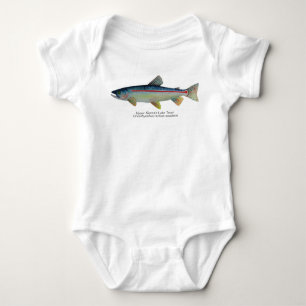 trout baby clothes bodysuit