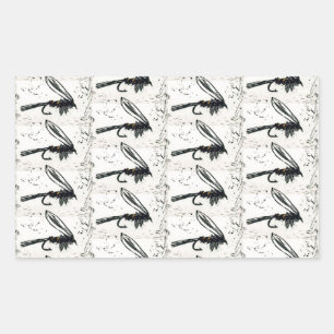 Trout, bass, and crappie three fish favourites squ sticker
