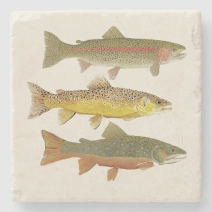 Trout Beauties Coaster