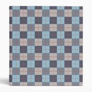 Trout Blue Grey Cotton Seed Orange Red Pattern Binder