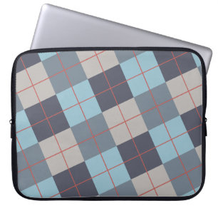 Trout Blue Grey Cotton Seed Orange Red Pattern Laptop Sleeve
