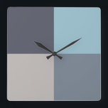 Trout Blue Grey Cotton Seed Square Wall Clock<br><div class="desc">... ... ... ... ... ... ... .</div>