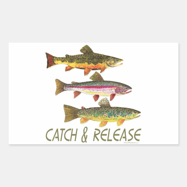 Trout Catch and Release Sticker (Front)