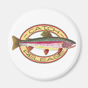 Trout Catch & Release Fishing Magnet