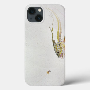 Trout chasing a fisherman's fly iPhone 13 case