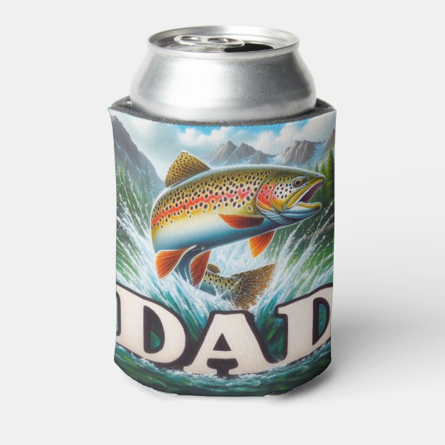 Trout Dad Can Cooler (Can Back)