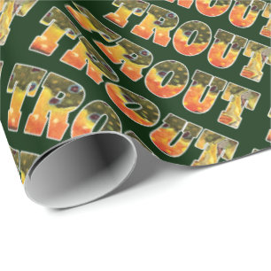 Trout Fan? Angler? Ichthyologist? Brook Trout Wrapping Paper