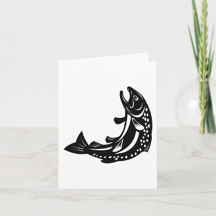 Trout Fish Card