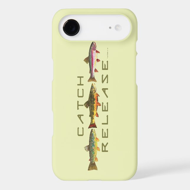 Trout Fishing Catch & Release Case-Mate iPhone Case (Back)