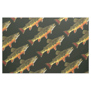 Trout Fishing Fabric
