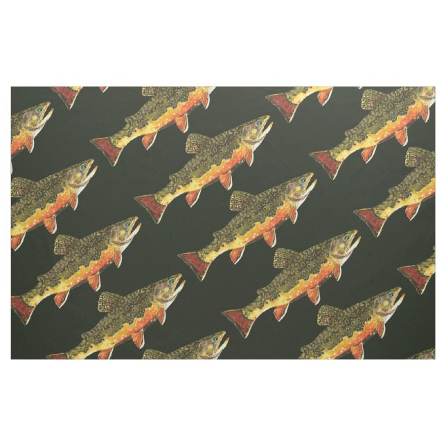 Trout Fishing Fabric (Yard)