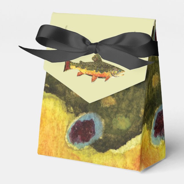 Trout Fishing Favor Box (Front Side)